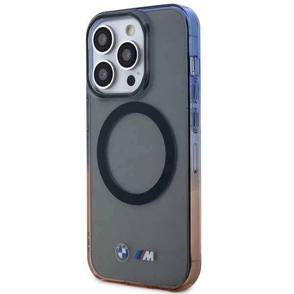 Case BMW BMHMP14LHTGE iPhone 14 Pro 6.1" grey/grey hardcase Gradient Bumper MagSafe_1