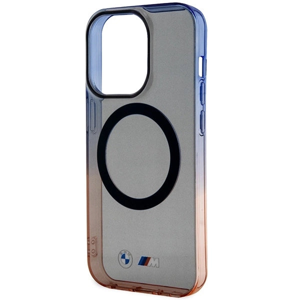 Case BMW BMHMP14LHTGE iPhone 14 Pro 6.1" grey/grey hardcase Gradient Bumper MagSafe_5