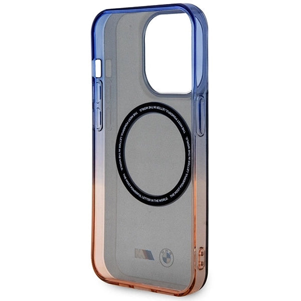 Case BMW BMHMP14LHTGE iPhone 14 Pro 6.1" grey/grey hardcase Gradient Bumper MagSafe_6