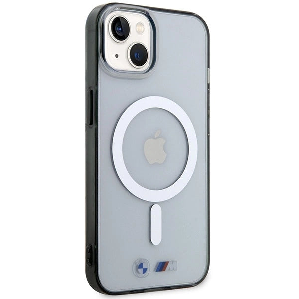 BMW Silver Ring MagSafe case for iPhone 14 Plus - transparent_3