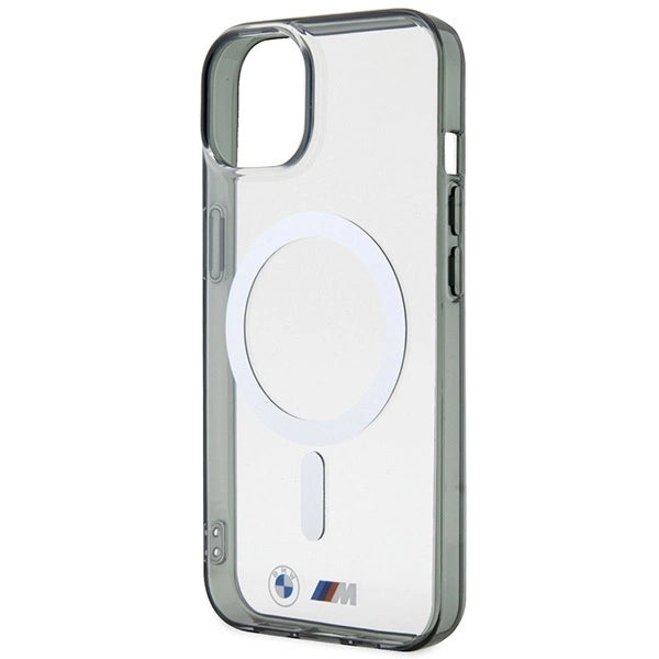 BMW Silver Ring MagSafe case for iPhone 14 Plus - transparent_5