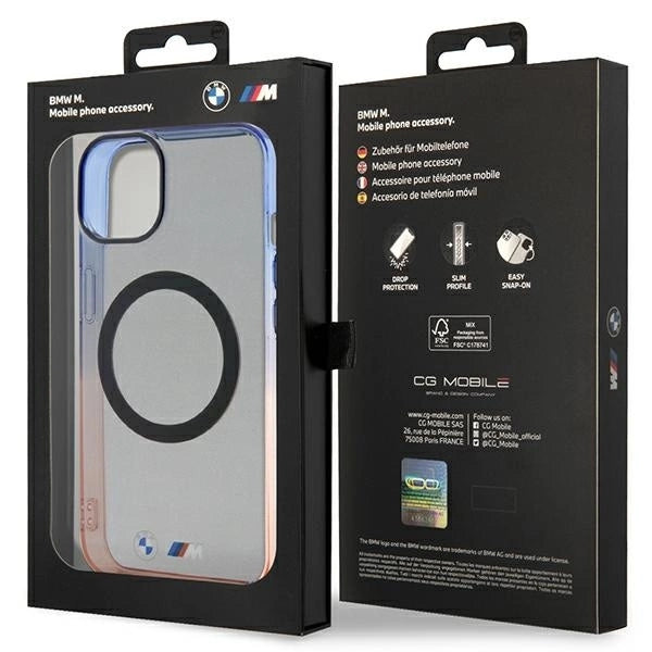 BMW Gradient Bumper MagSafe case for iPhone 14 Plus - gray_7