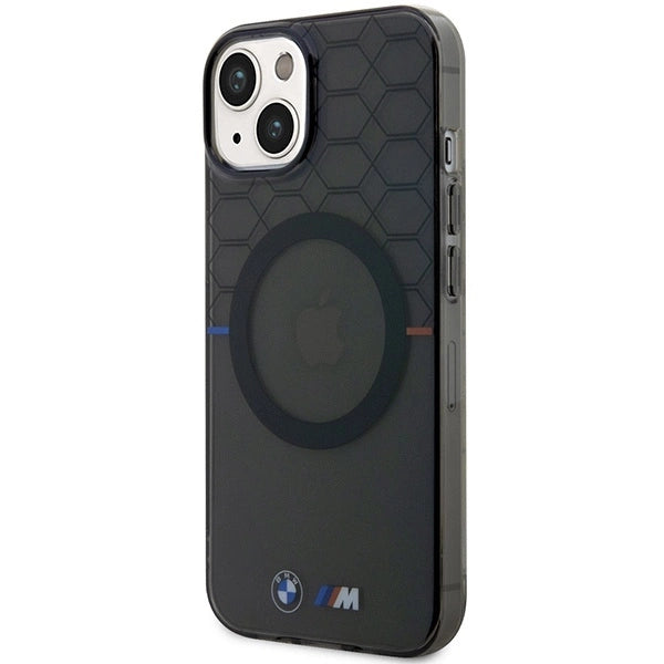 Case BMW BMHMP14SHGPK iPhone 14 6.1" grey/grey Pattern MagSafe_1