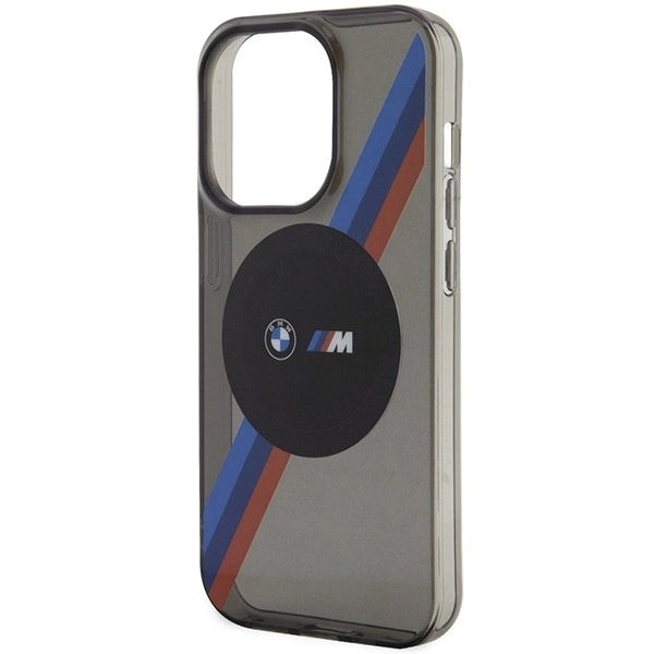 Case BMW BMHMP14XHDTK iPhone 14 Pro Max 6.7" grey/grey hardcase Tricolor Stripes MagSafe_5