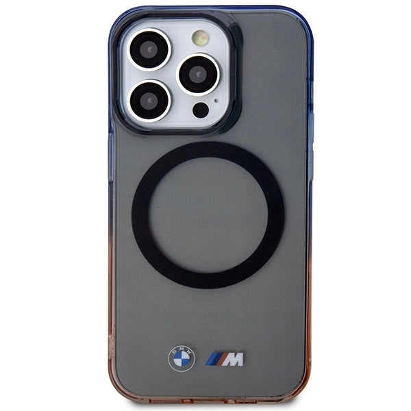 Case BMW BMHMP14XHTGE iPhone 14 Pro Max 6.7" grey/grey hardcase Gradient Bumper MagSafe_2