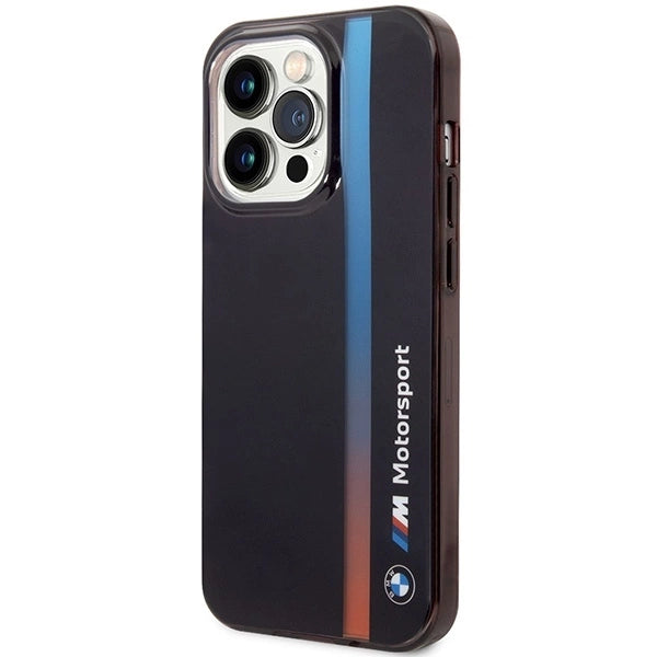 Case BMW BMHCP14L22HVGV iPhone 14 Pro 6.1" black/black IML Tricolor Stripe_1