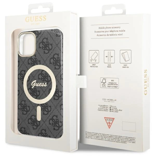 Guess GUHMN61H4STK iPhone 11 6.1" black/black hardcase 4G MagSafe_6