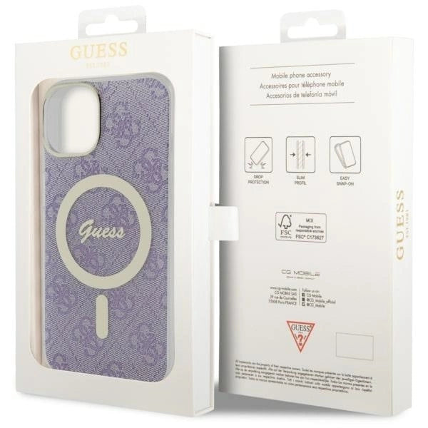 Guess 4G MagSafe case for iPhone 14 - purple_7