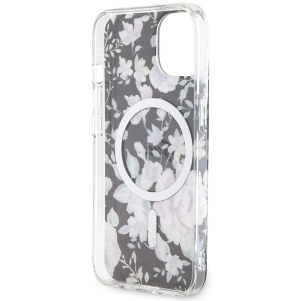 Guess Flower MagSafe case for iPhone 14 - black_6