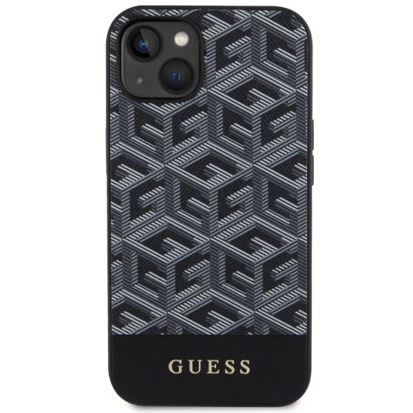 Guess GUHMP14SHGCFSEK iPhone 14 6.1" black/black hardcase GCube Stripes MagSafe_2
