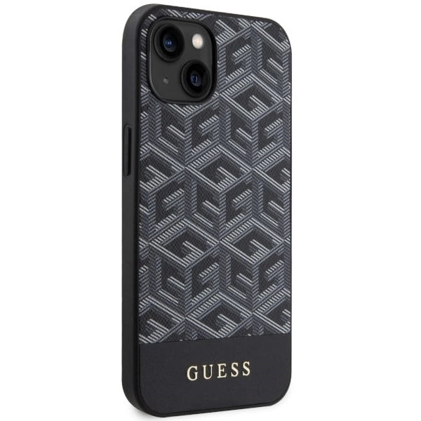 Guess GUHMP14SHGCFSEK iPhone 14 6.1" black/black hardcase GCube Stripes MagSafe_3