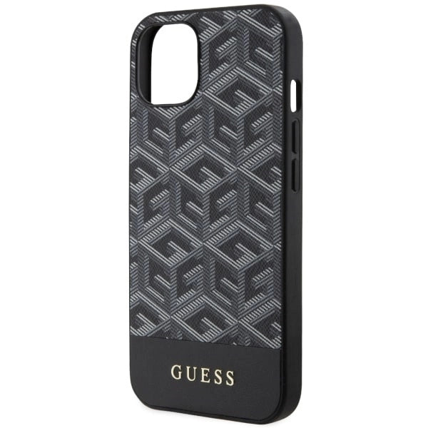 Guess GUHMP14SHGCFSEK iPhone 14 6.1" black/black hardcase GCube Stripes MagSafe_5