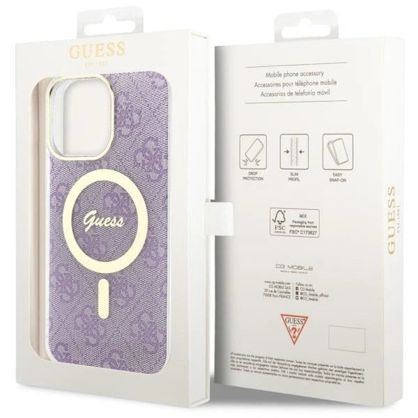 Guess GUHMP14XH4STU iPhone 14 Pro Max 6.7" purple/purple hardcase 4G MagSafe_7