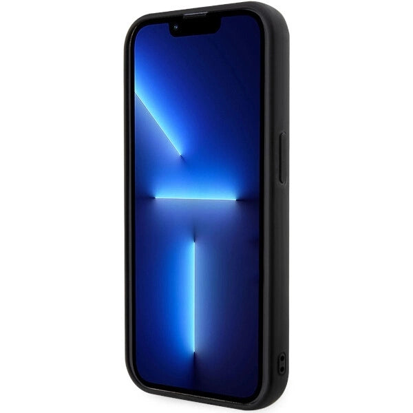 Karl Lagerfeld KLHCP14L3DRKINK iPhone 14 Pro 6.1" black/black hardcase Rubber Ikonik 3D_4
