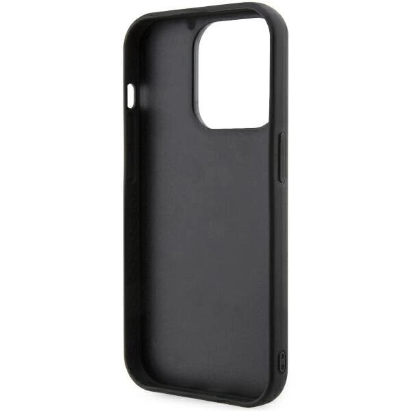 Karl Lagerfeld KLHCP14L3DRKINK iPhone 14 Pro 6.1" black/black hardcase Rubber Ikonik 3D_6