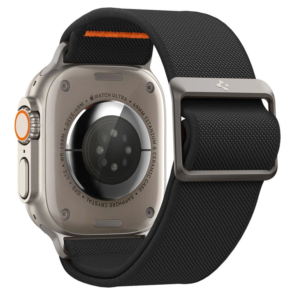Spigen Fit Lite Ultra Strap for Apple Watch 4/5/6/7/8/9/SE/Ultra (42/44/45/49 mm) - Black_1