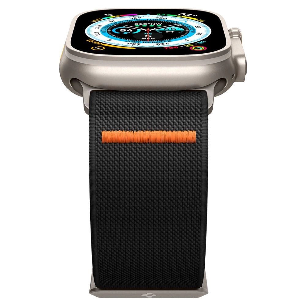 Spigen Fit Lite Ultra Strap for Apple Watch 4/5/6/7/8/9/SE/Ultra (42/44/45/49 mm) - Black_7