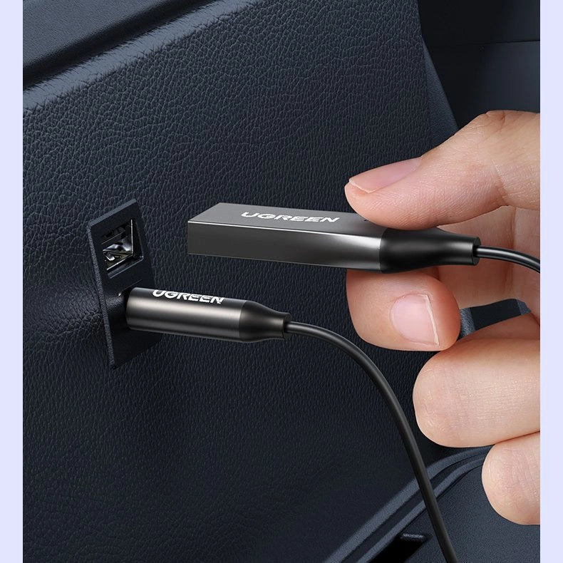 Ugreen Bluetooth 5.3 audio receiver USB cable audio adapter AUX jack black (70601 CM309)_14