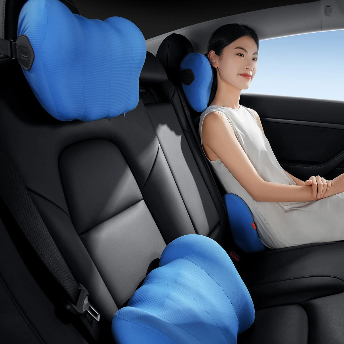 Baseus ComfortRide car headrest cushion - blue_18