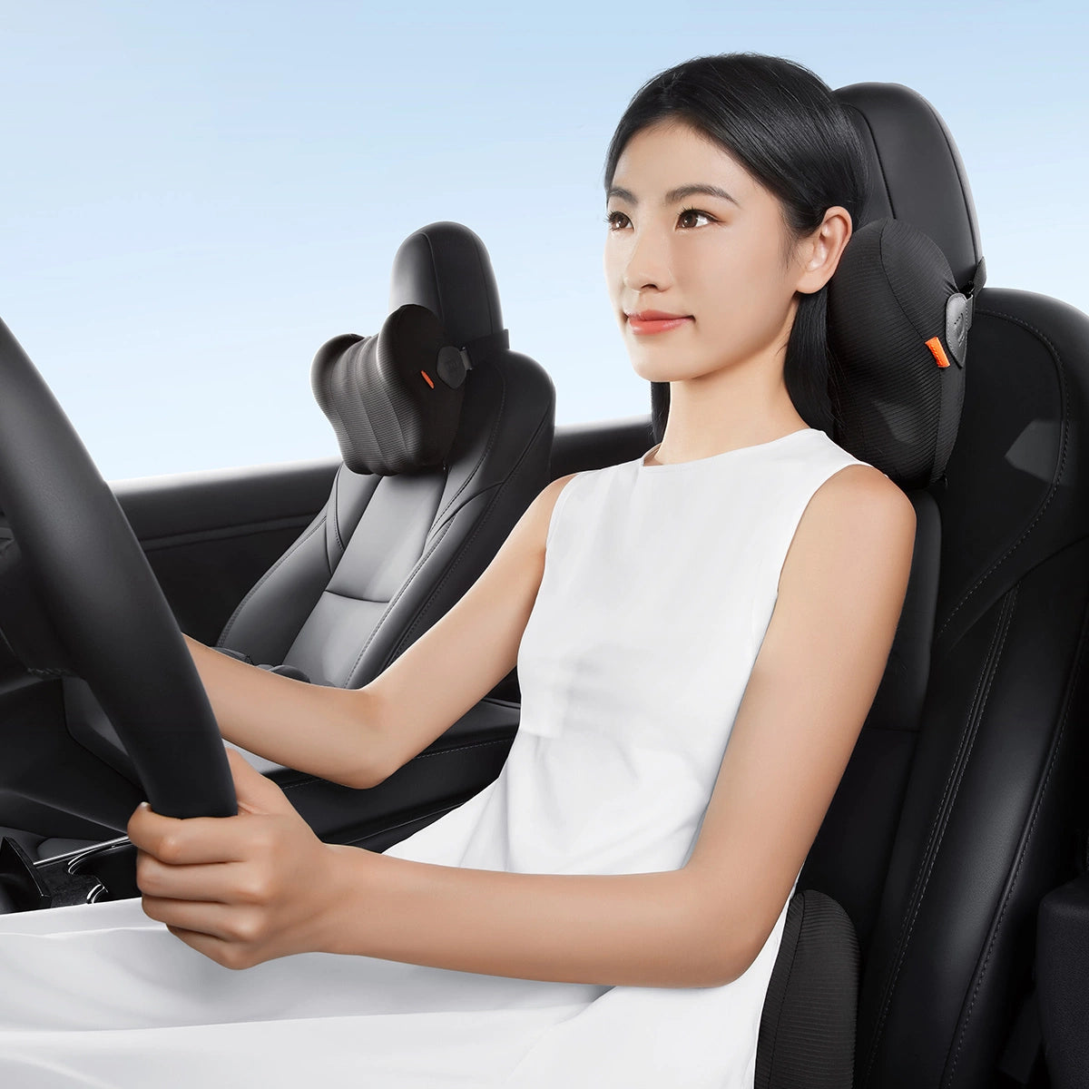 Baseus ComfortRide car headrest cushion - black_12