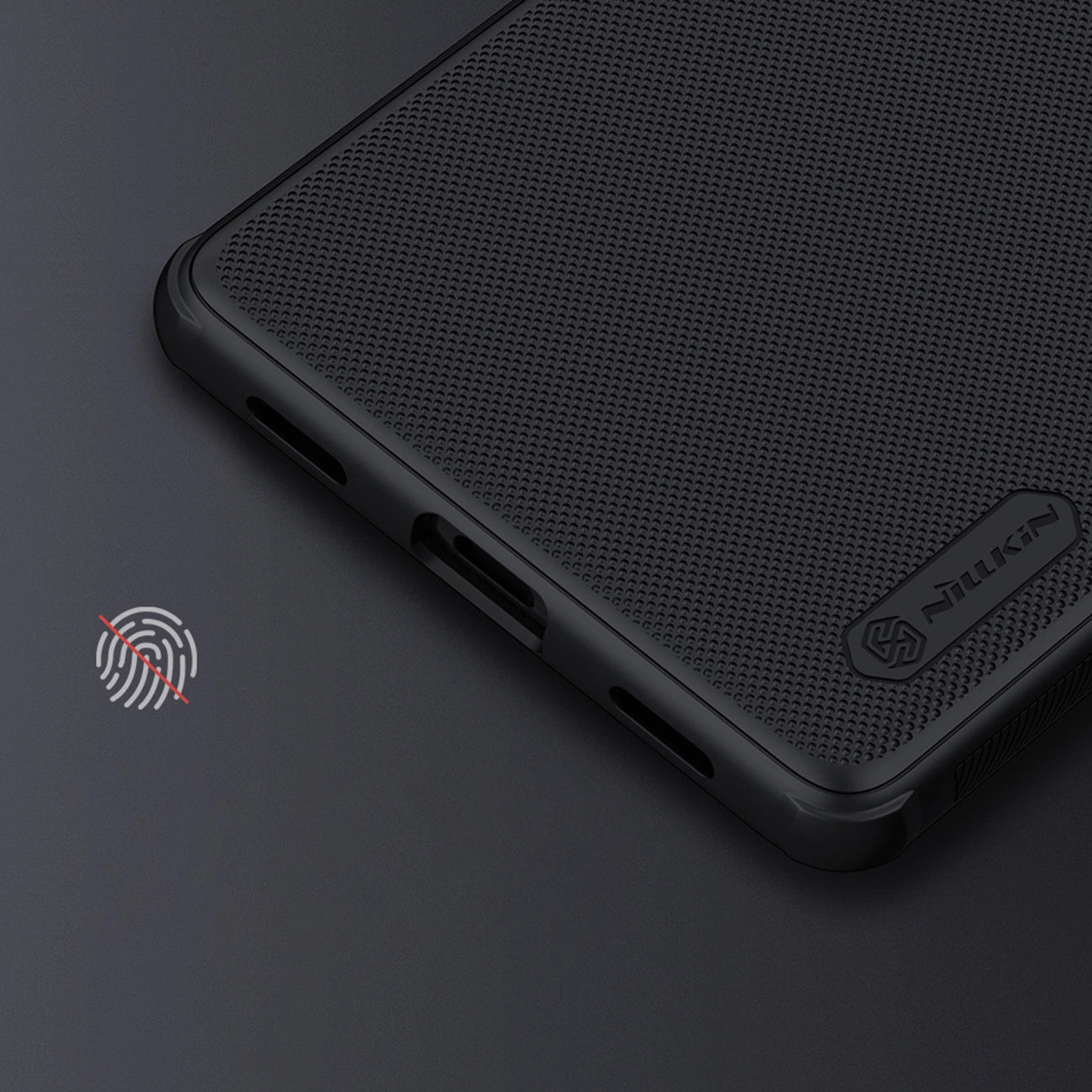 Google Pixel 7a Hard Case Nillkin Super Frosted Shield Pro Hard Case - Black_11