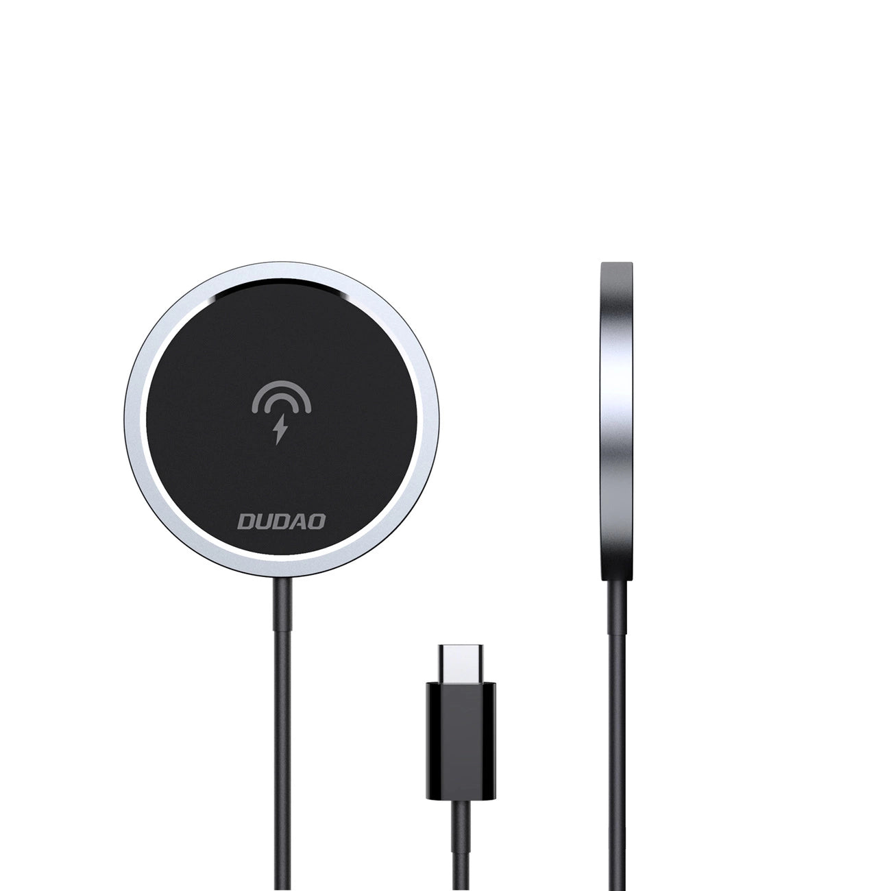 Dudao MagSafe 15W inductive charger - black_5