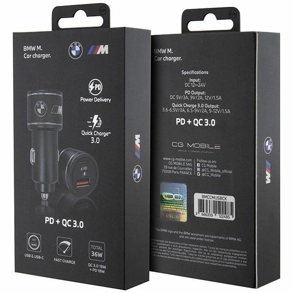 BMW charger BMCCMUSBCK PD-QC 3.0 20W Fast Charge black/black M Edition_2