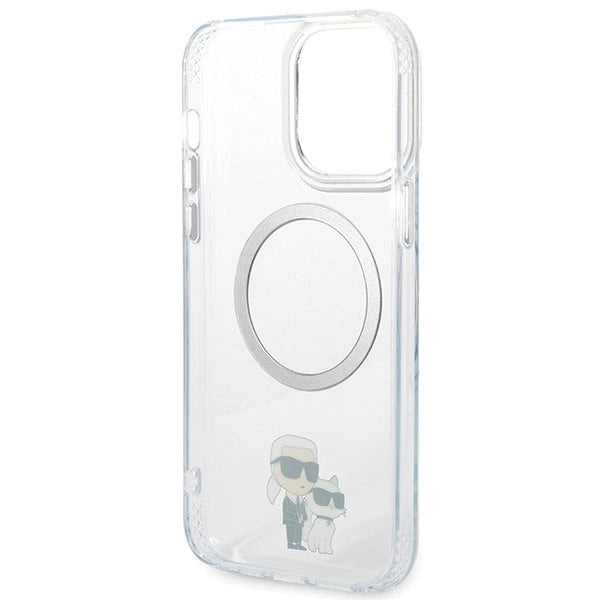 Karl Lagerfeld KKLHMP13XHNKCIT iPhone 13 Pro Max 6.7" hardcase transparent Iconic Karl&Choupette Magsafe_6
