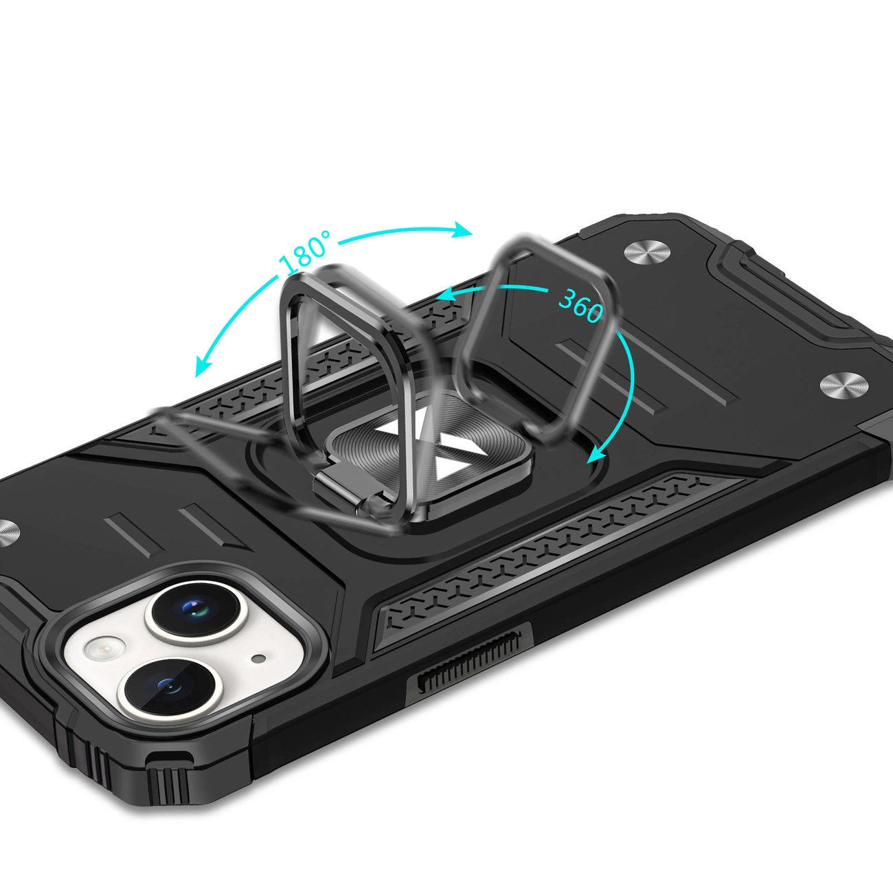 Wozinsky Ring Armor iPhone 15 Plus iPhone 15 Plus Ring Armor Case - Blue_4