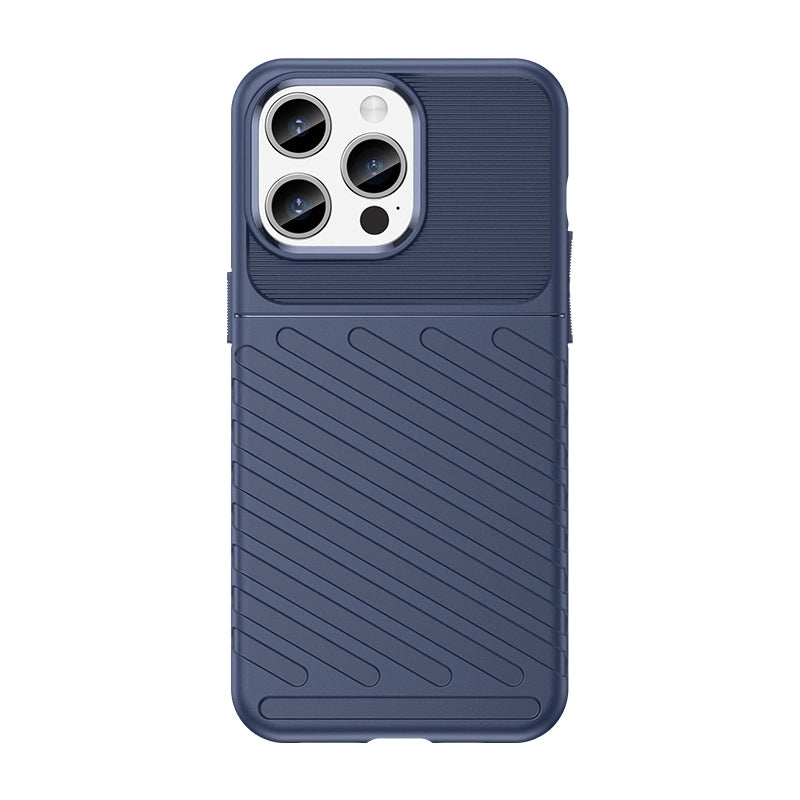 Armored iPhone 15 Pro Max Thunder Case - blue_0