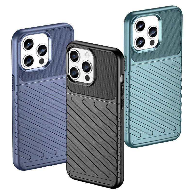 Armored iPhone 15 Pro Max Thunder Case - blue_6