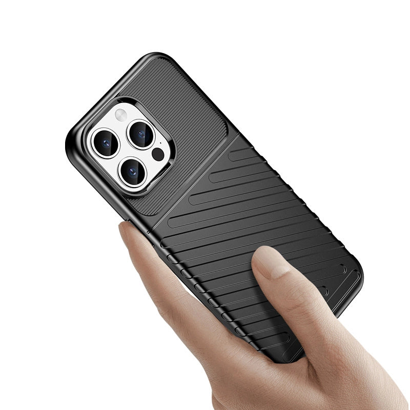 Armored iPhone 15 Pro Max Thunder Case - blue_3