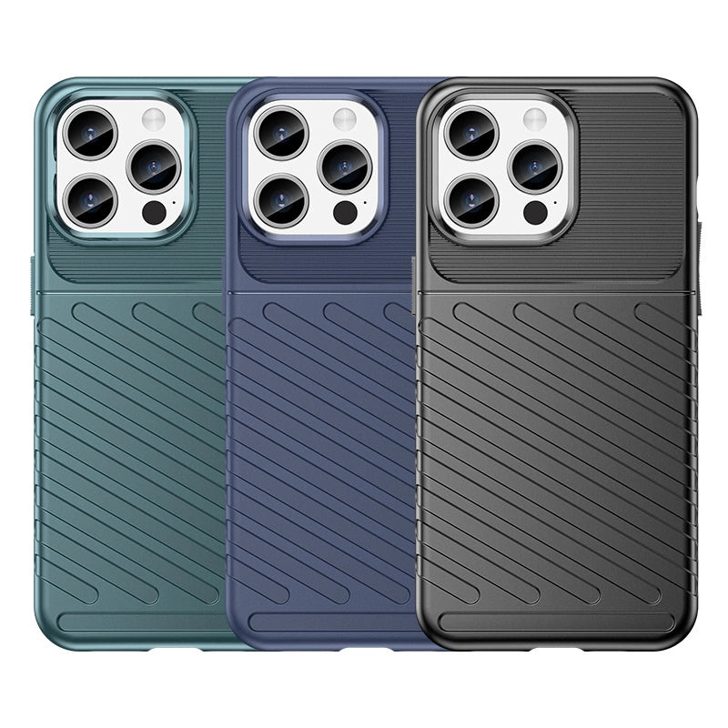 Armored iPhone 15 Pro Max Thunder Case - black_7