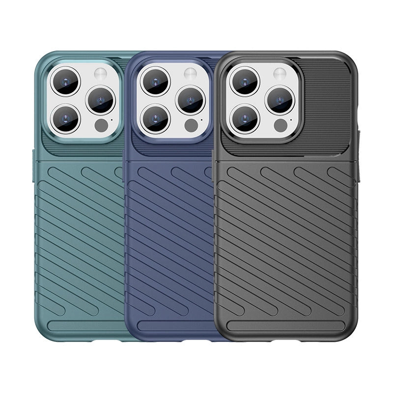 Armored iPhone 15 Pro Thunder Case - blue_7