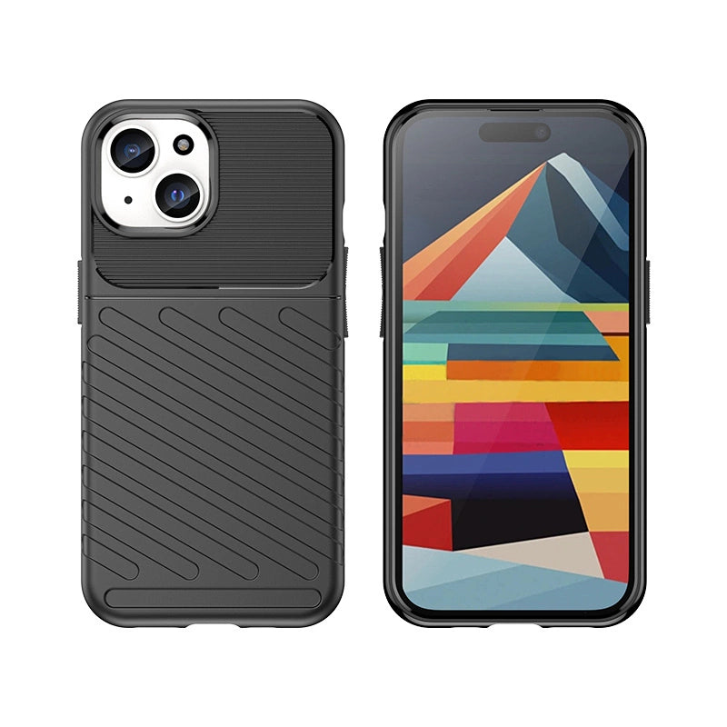 Armored iPhone 15 Thunder Case - black_3
