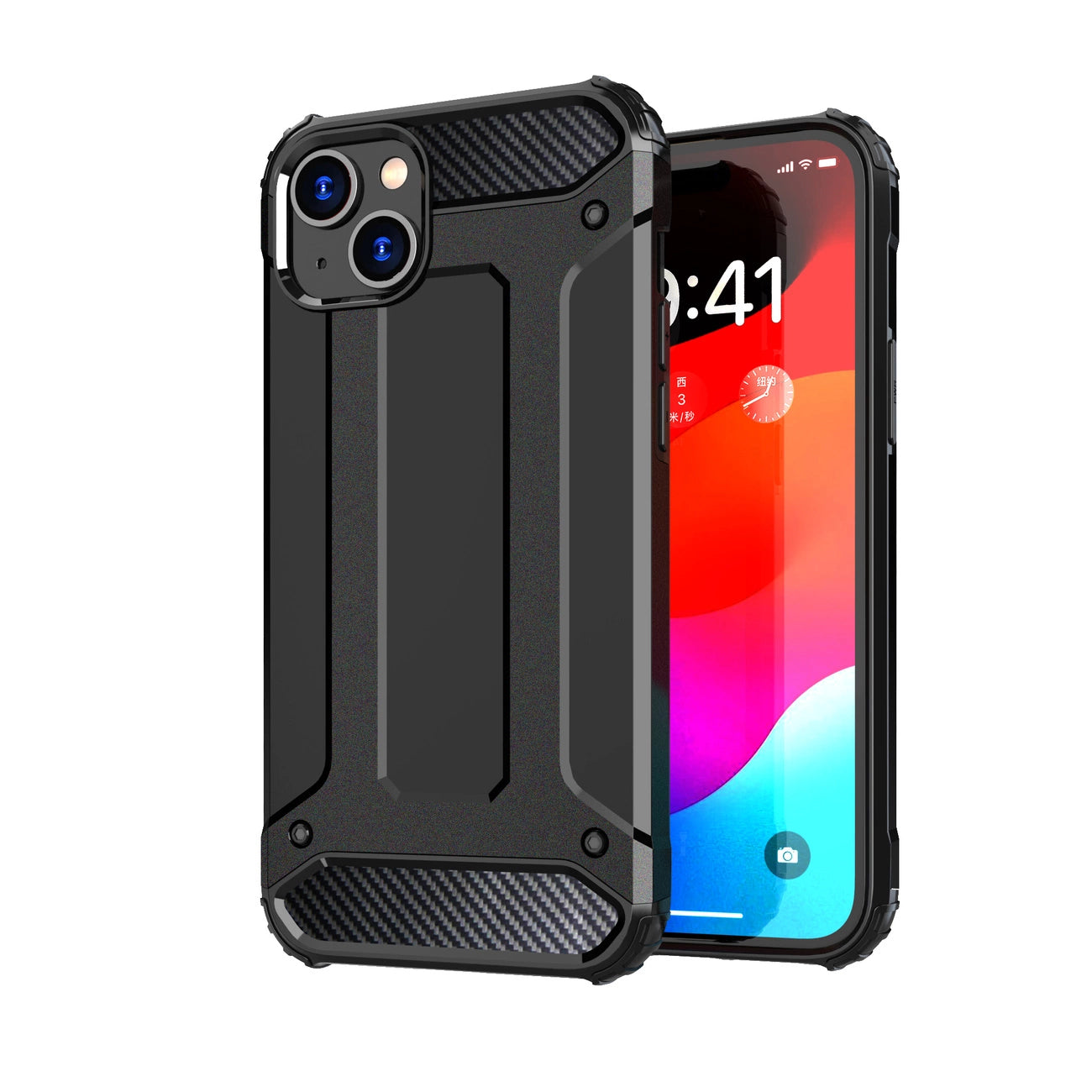 iPhone 15 Plus Hybrid Armor case - blue_1