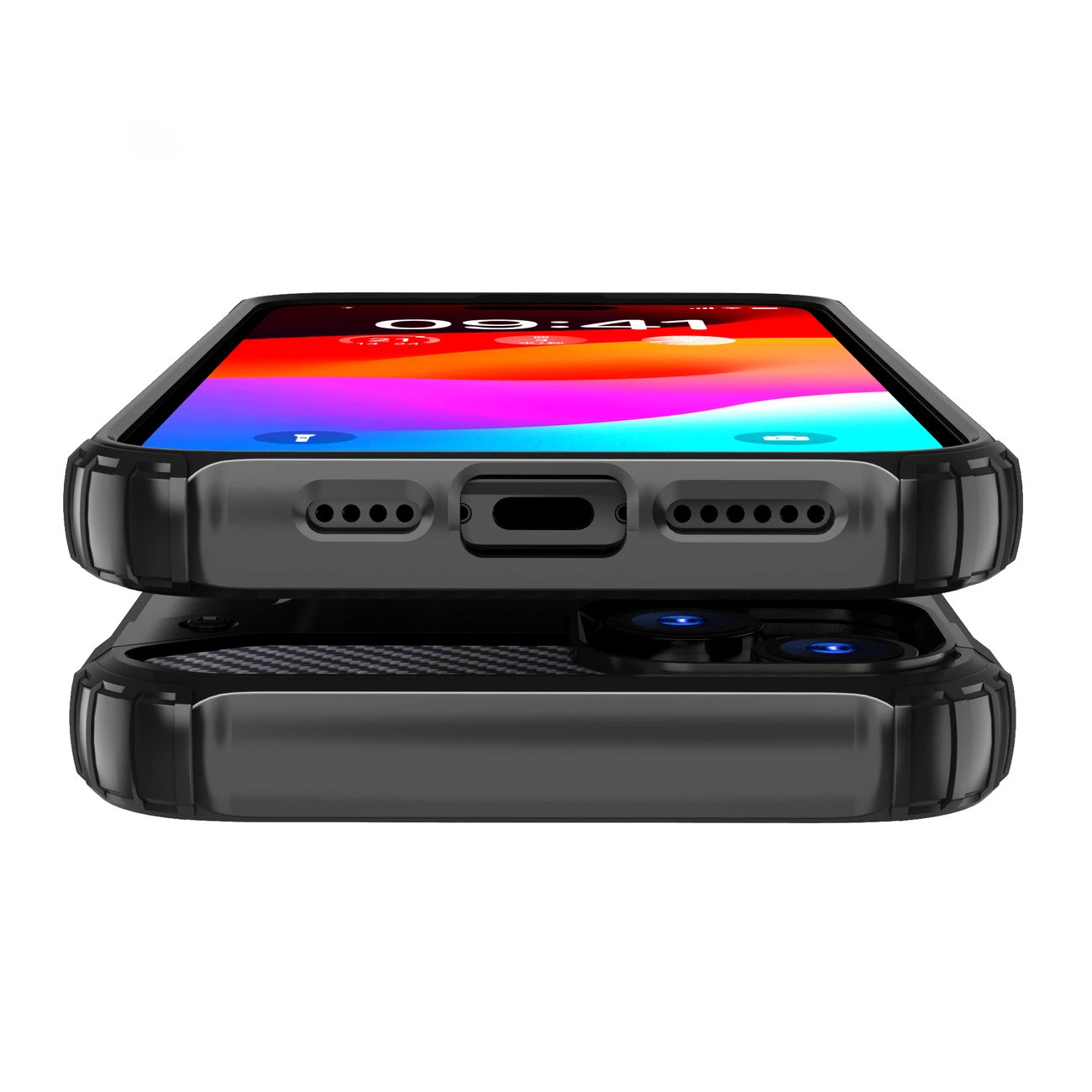 iPhone 15 Hybrid Armor case - blue_4