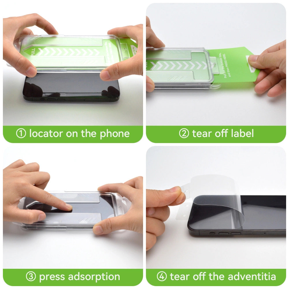 9H tempered glass with mounting frame for iPhone 13 Pro Max Wozinsky Premium Glass - black_12