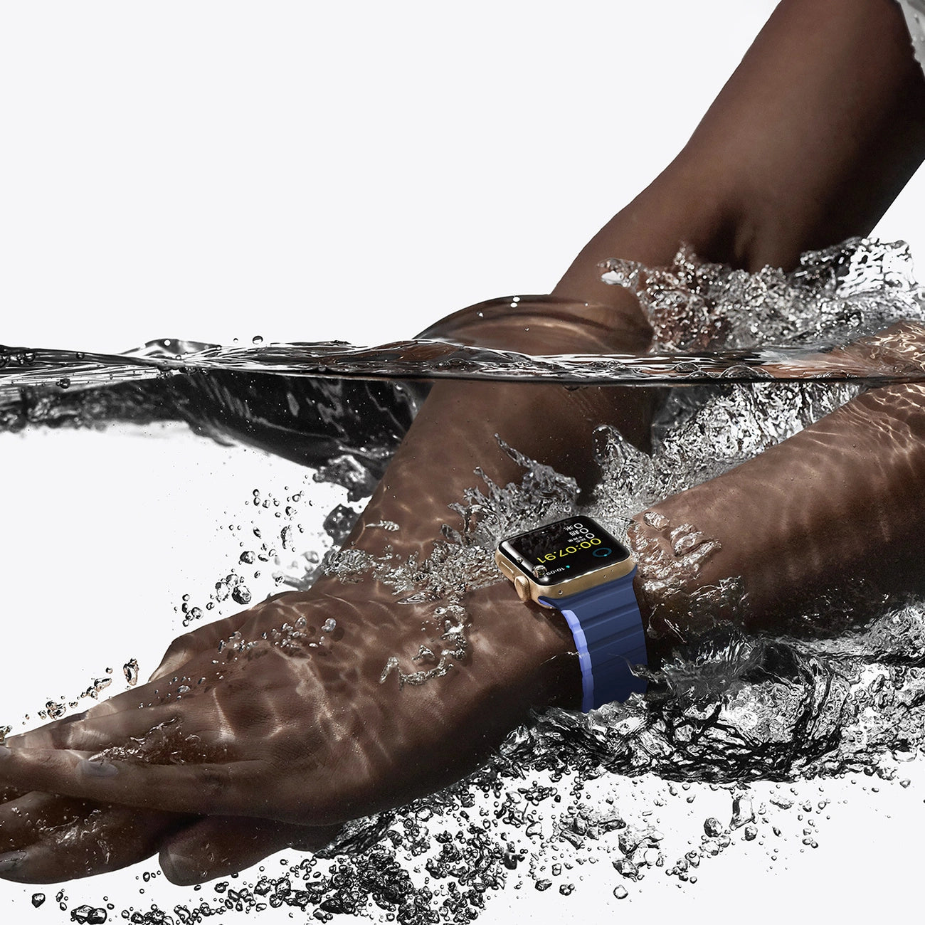 Magnetic Apple Watch Ultra, SE, 9, 8, 7, 6, 5, 4, 3, 2, 1 (49, 45, 44, 42 mm) Dux Ducis Strap (LD Version) - Blue_8