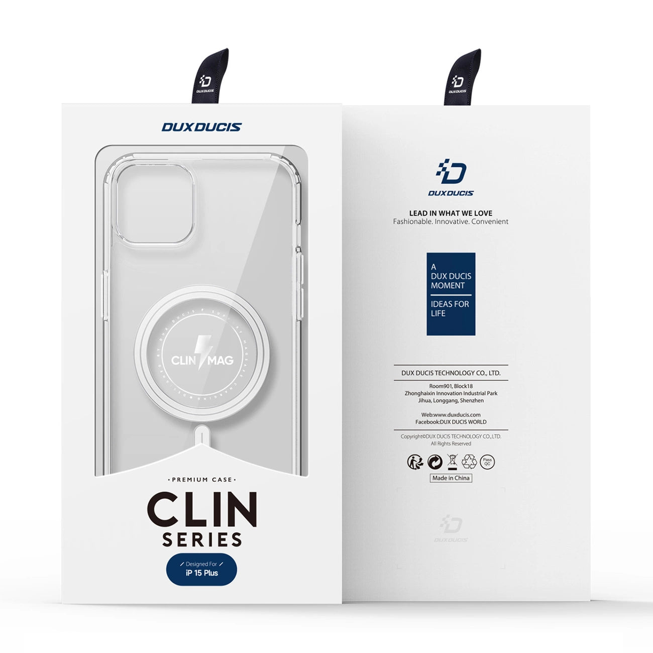 iPhone 15 Plus Case with MagSafe Dux Ducis Clin - Transparent_12
