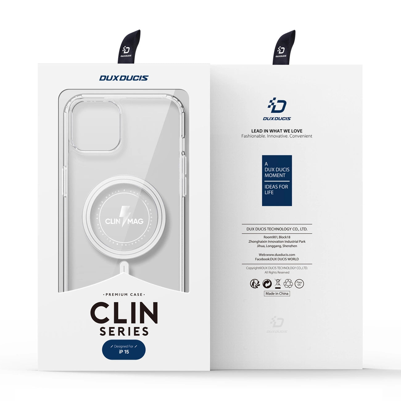 iPhone 15 case with MagSafe Dux Ducis Clin - transparent_12