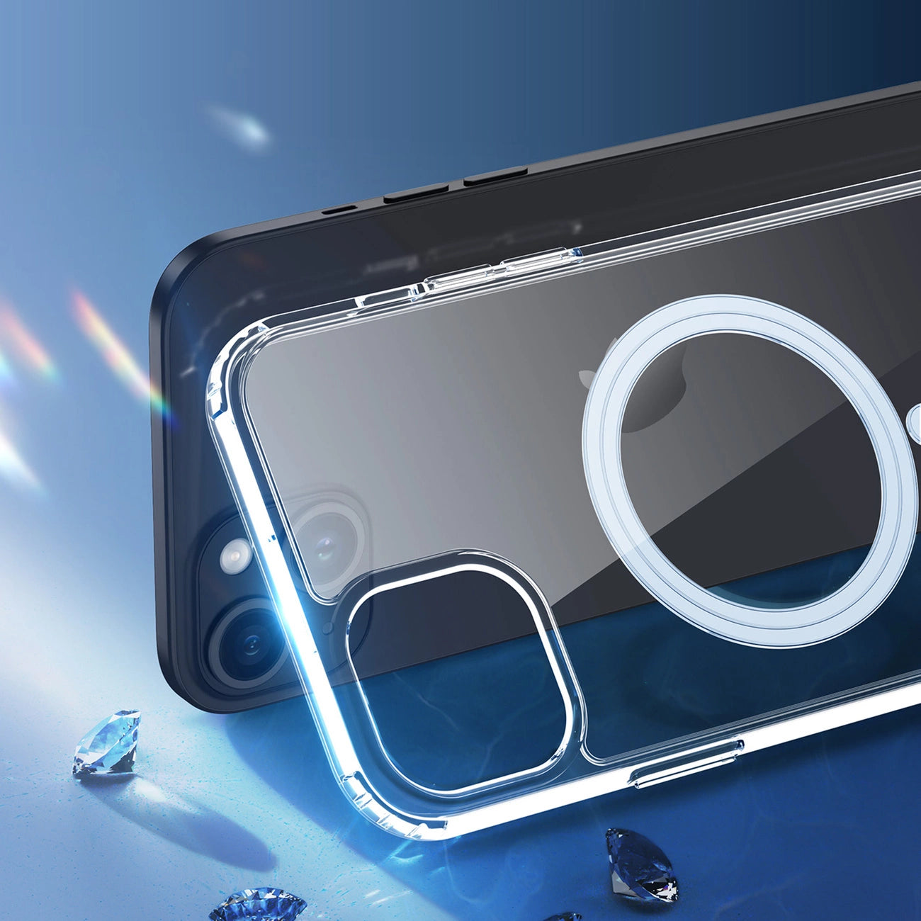 iPhone 15 case with MagSafe Dux Ducis Clin - transparent_6