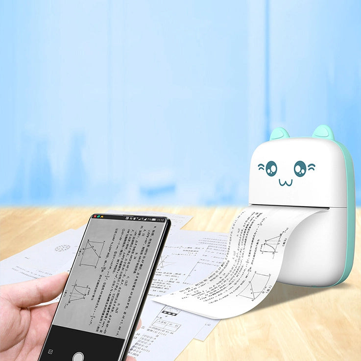 Thermal printer mini cat HURC9 - blue_1