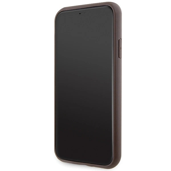 Guess GUHCN61P4SNW iPhone 11 / Xr brown/brown hardcase 4G Stripe_4