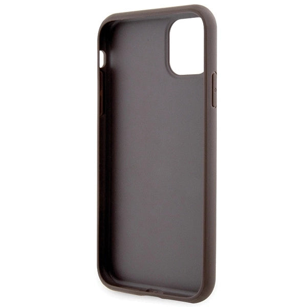 Guess GUHCN61P4SNW iPhone 11 / Xr brown/brown hardcase 4G Stripe_6