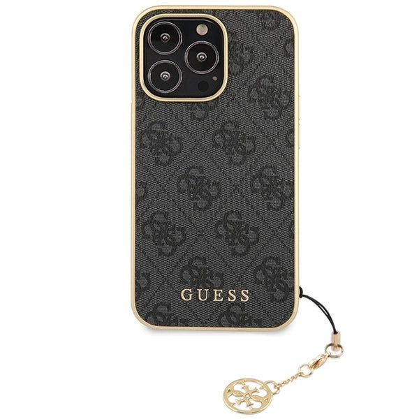 Guess 4G Charms Collection case for iPhone 14 Pro Max - gray_2