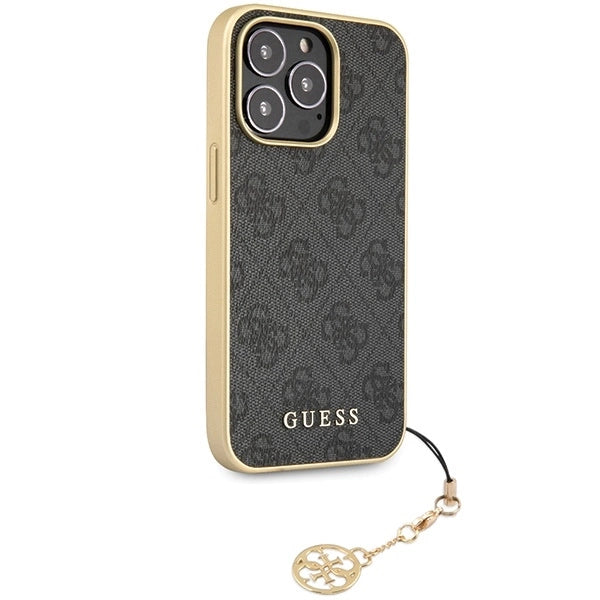 Guess 4G Charms Collection case for iPhone 14 Pro Max - gray_3