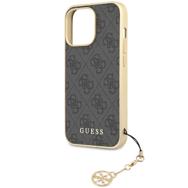Guess 4G Charms Collection case for iPhone 14 Pro Max - gray_5