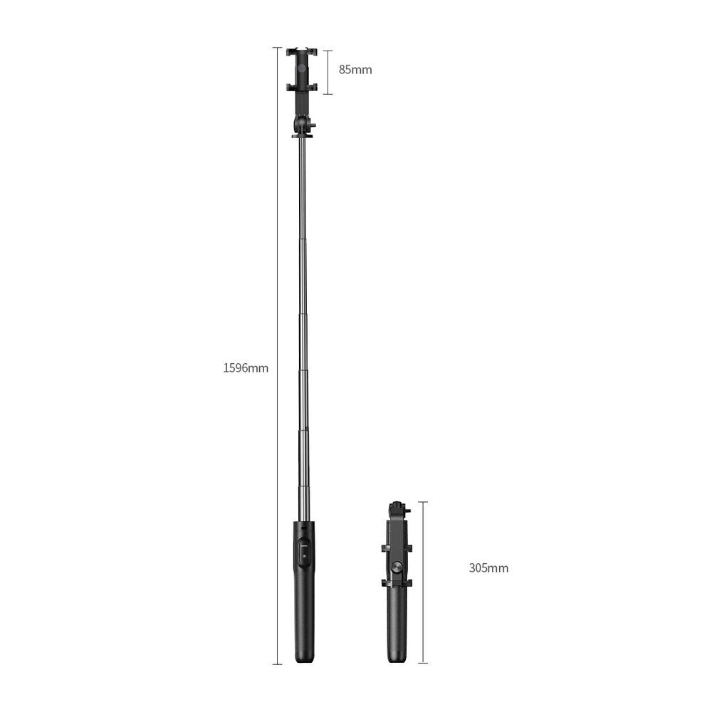 Selfie stick / telescopic pole with stand and Bluetooth remote control 1.5m Ugreen LP586 - black_13