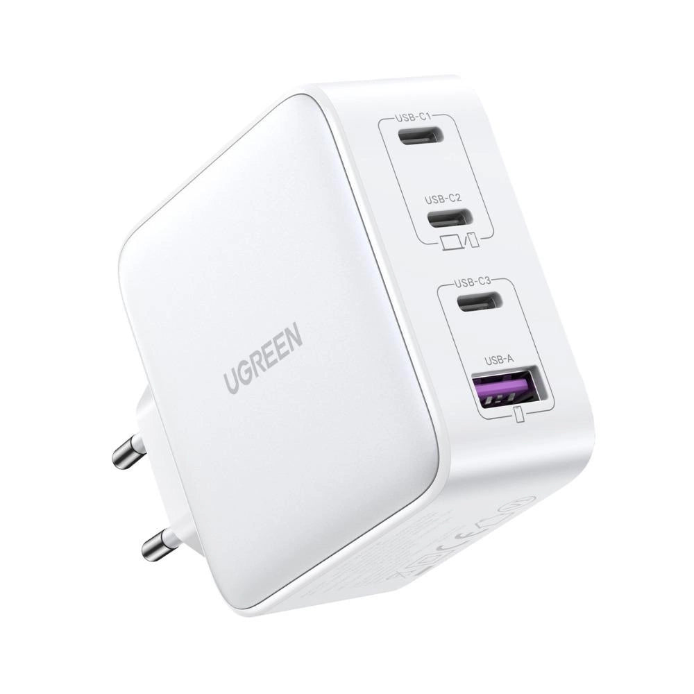 GaN Fast Charger 3xUSB C / USB 100W PPS Ugreen CD226 - White_1